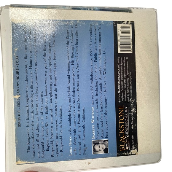 Lot of 4 CD Audio Books Novels Sci Fi John Nance Larry Niven Kieth Merrill Maas - Picture 8 of 12